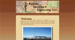 Desktop Screenshot of bighornsurveying.com
